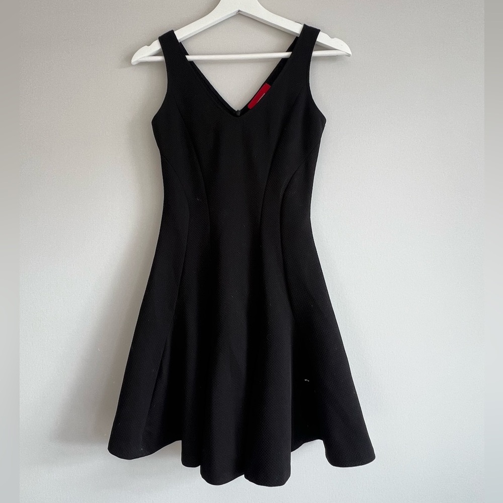 Saks Fifth Avenue Black Mini Dress
